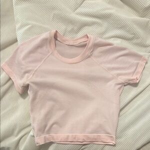 lulu swiftly tech cropped short-sleeve